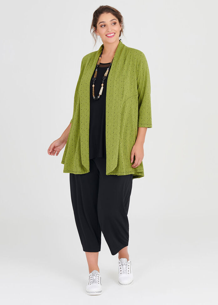 Fresh Wave Jacquard Cardi, , hi-res