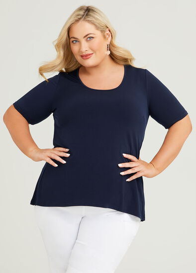 Plus Size Strive Scoop Neck Top