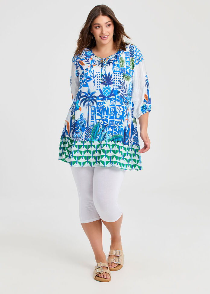 Natural Fresh Tropics Tunic, , hi-res