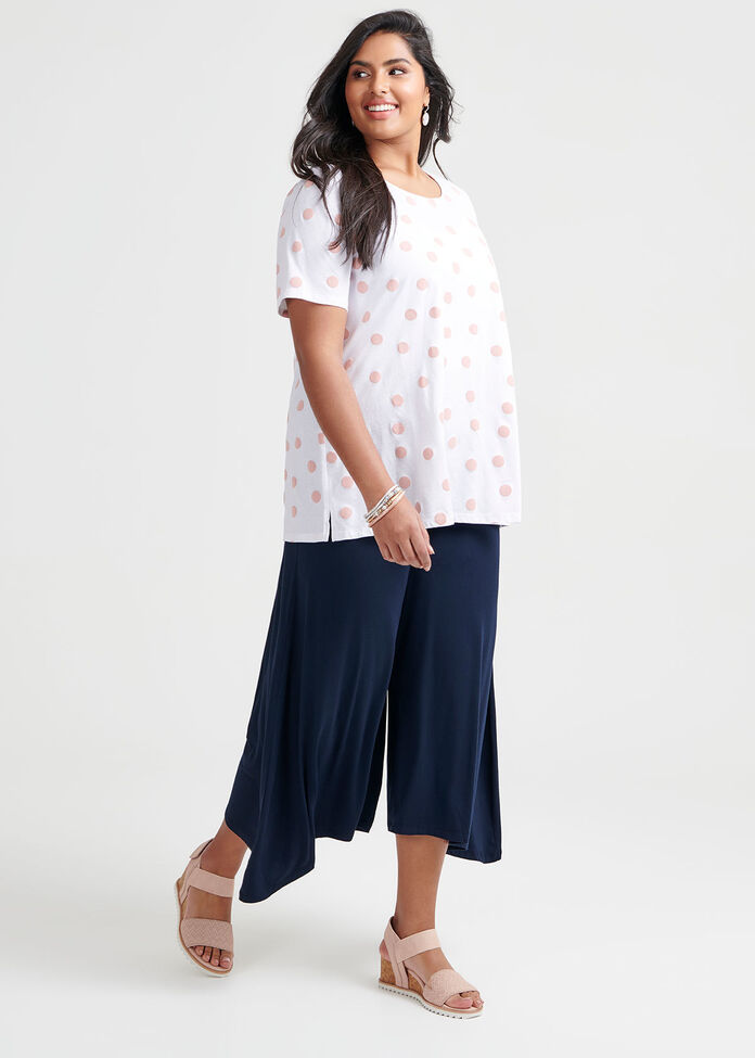 Organic Puff Spot Top, , hi-res