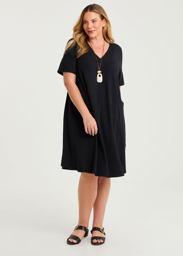 Pima Cotton Icon Dress, , hi-res