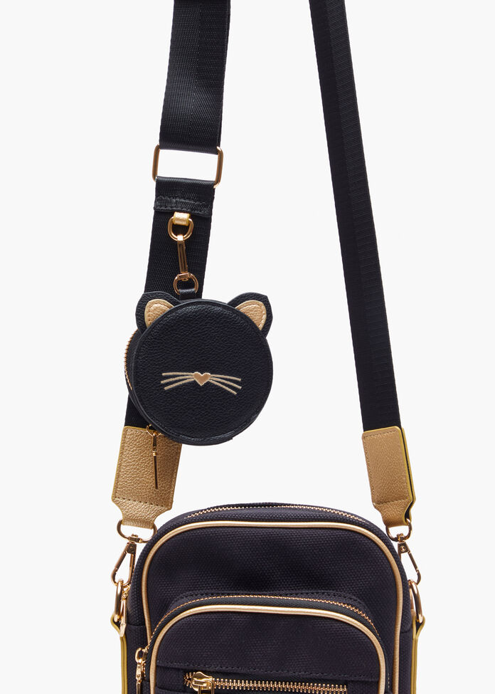 Cat Zip Coin Purse, , hi-res