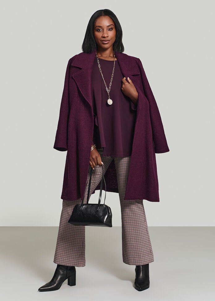 Madison Boiled Wool Coat, , hi-res