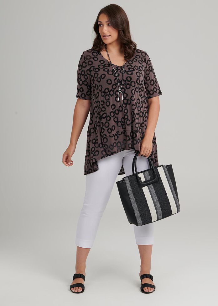 Sassy Striped Tote, , hi-res