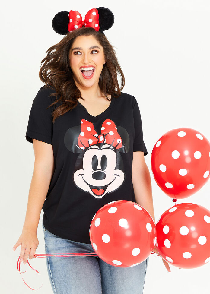 Minnie Mouse Cotton Tee, , hi-res