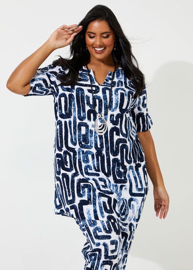 Plus Size Giselle Natural Tunic