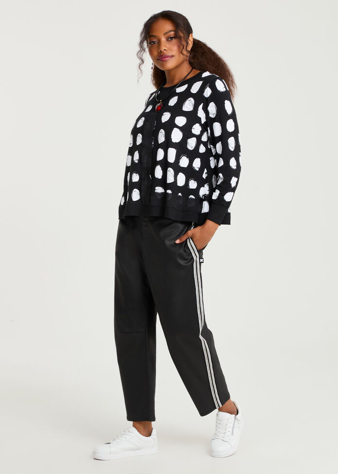 Natural Printed Obsession Top, , hi-res