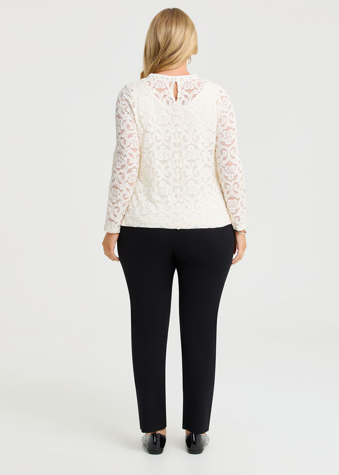 Shop Plus Size Lace Top in White | Taking Shape SE