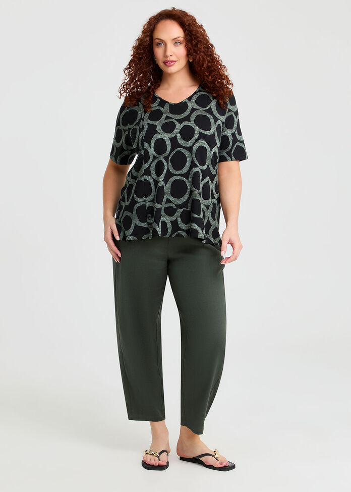 Stretch Linen Bella Pant, , hi-res
