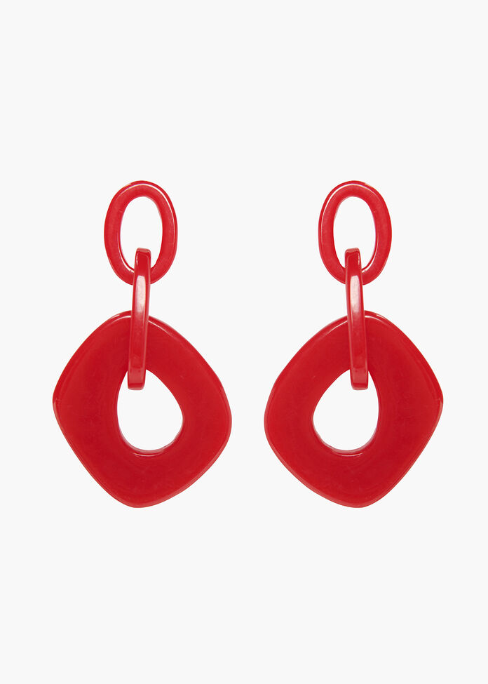 Scarlet Loop Earrings, , hi-res