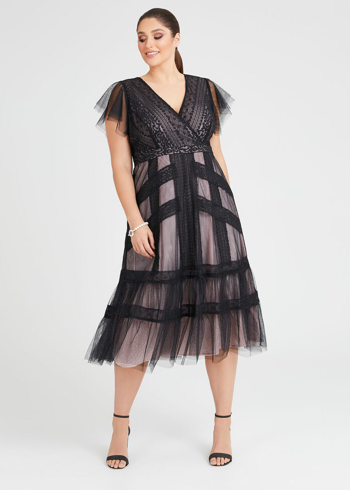 Ophelia Lace Cocktail Dress, , hi-res