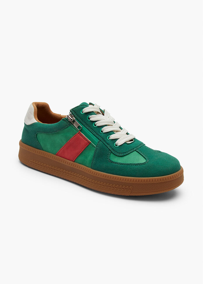 Aurora Zip Sneaker, , hi-res
