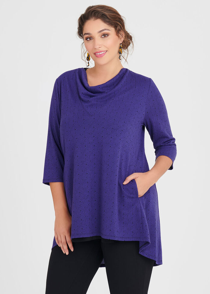 Fresh Wave Jacquard Top, , hi-res