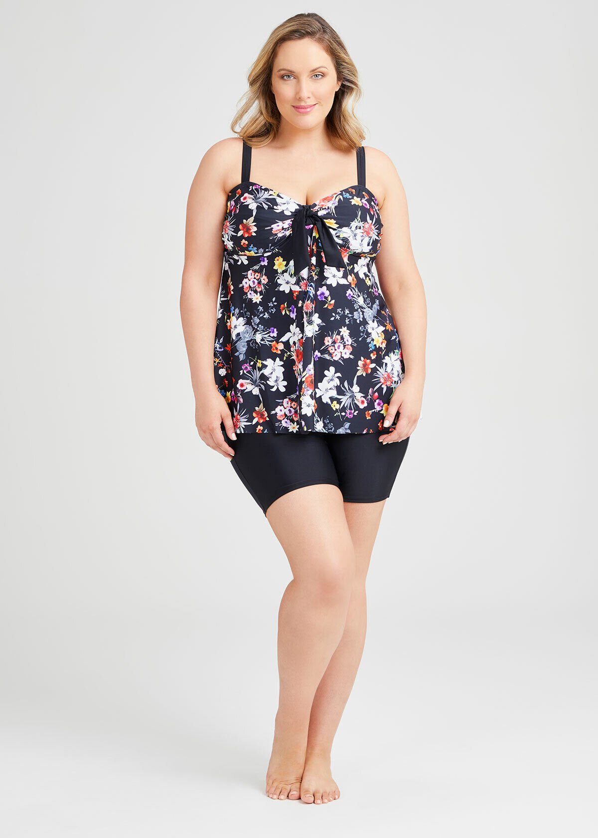 Layered tankini plus size hotsell