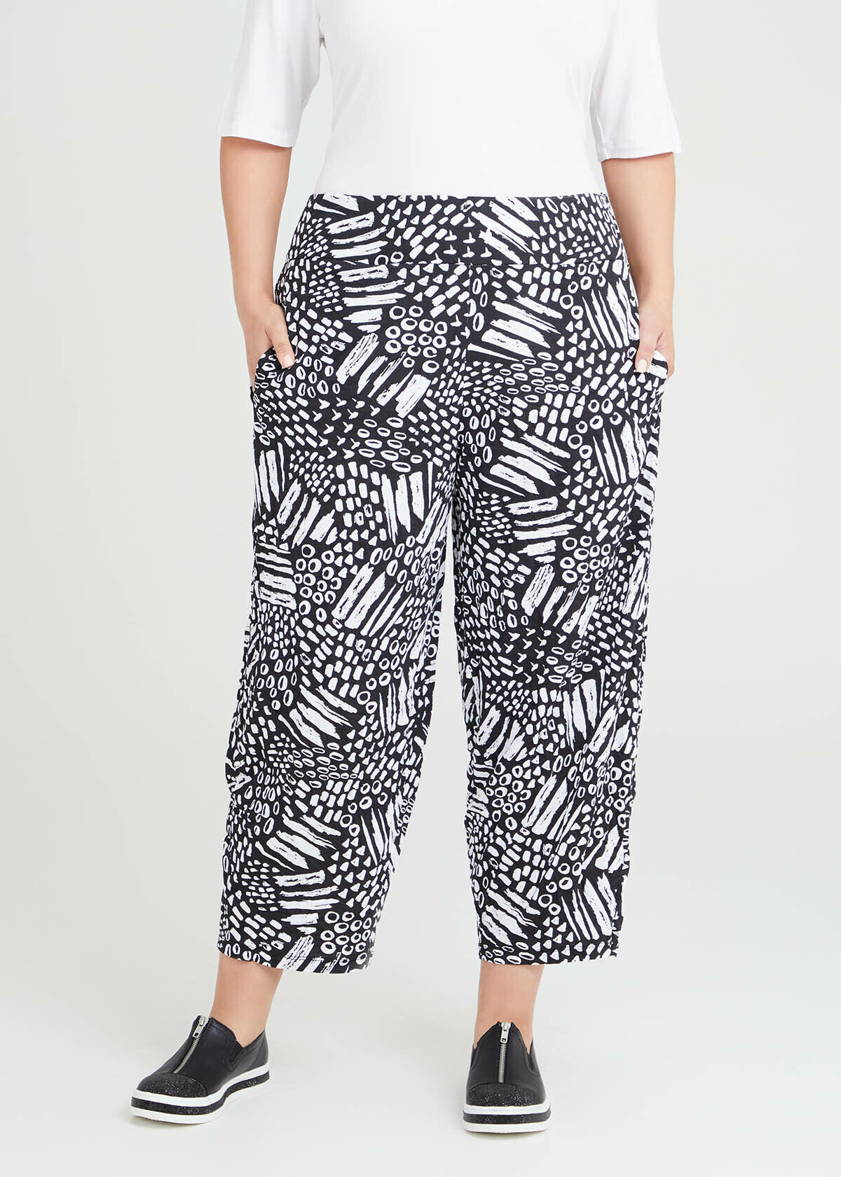 Shop Bamboo Monochromatic Crop Pant in 