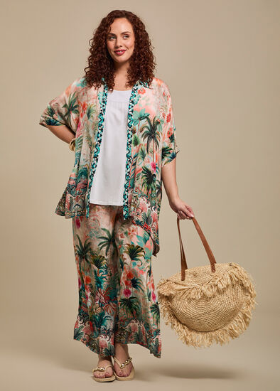 Plus Size Natural Sicilian Sunset Pant