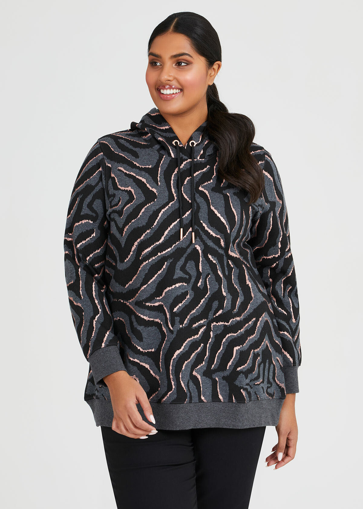 Zebra Foil Hoodie
