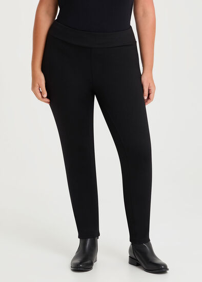 Plus Size Ponte Cleo Slim Leg Pant