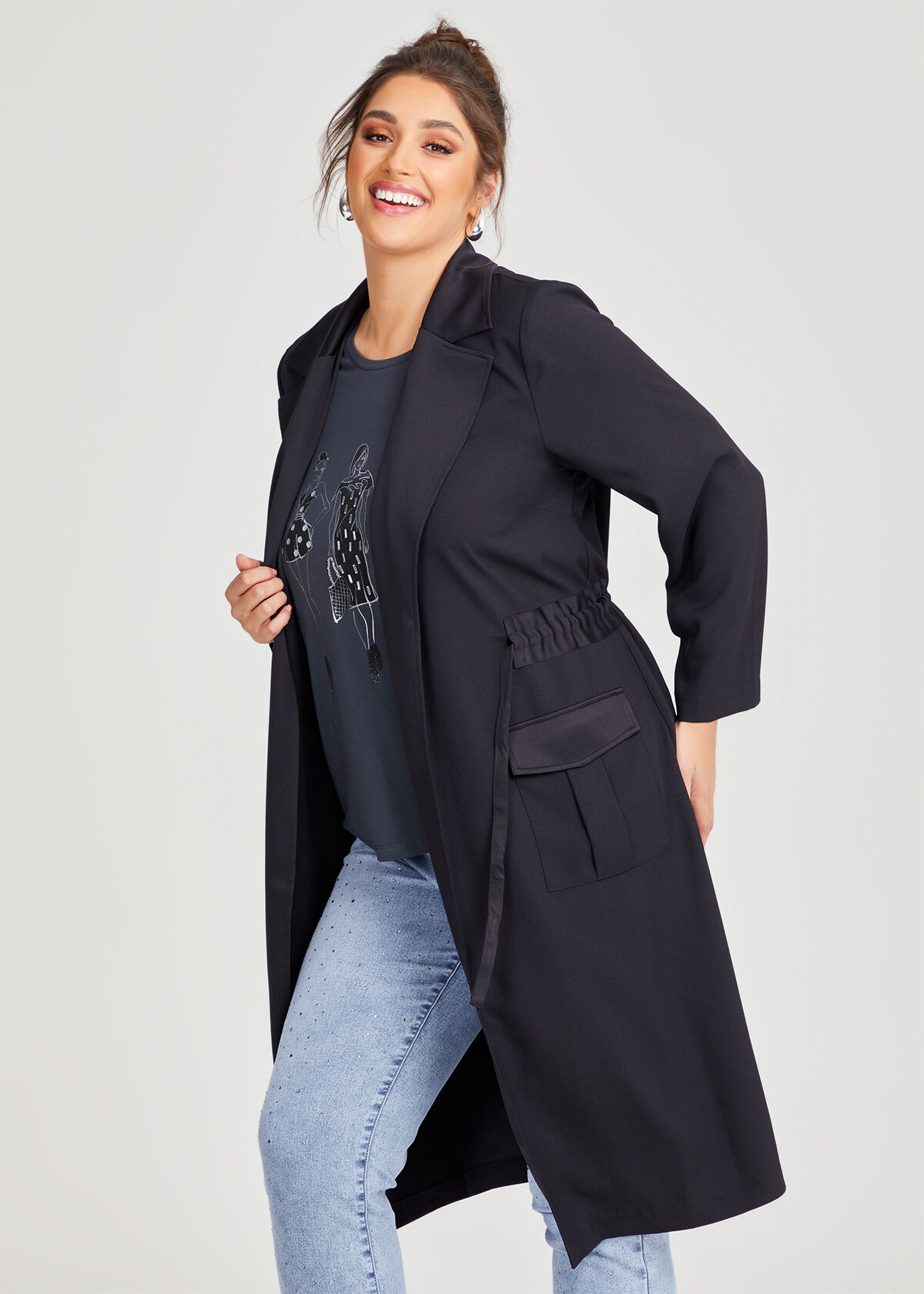 Full length trench coat clearance