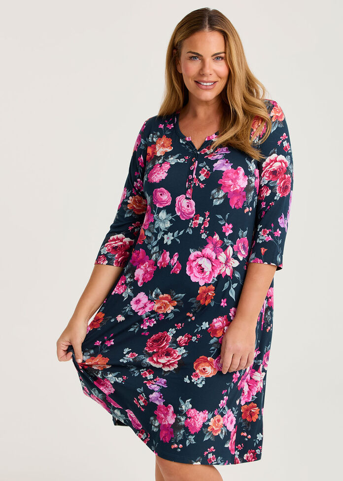 Bamboo Botanica Nightie, , hi-res
