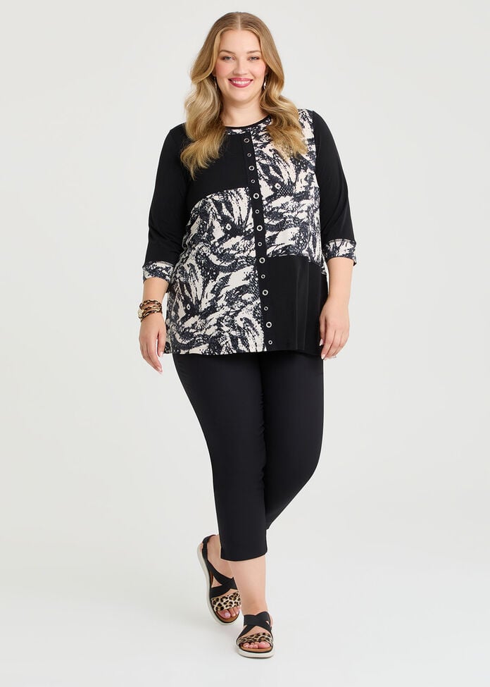 Eyelet Spliced Luna Tunic, , hi-res