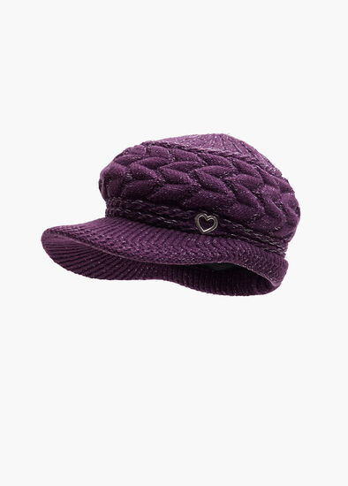 Lurex Thread Baker Boy Cap