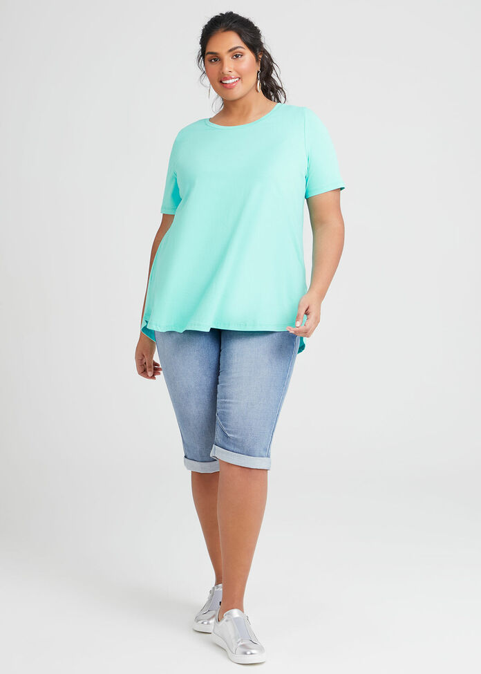 Organic Crew Swing Basic Tee, , hi-res