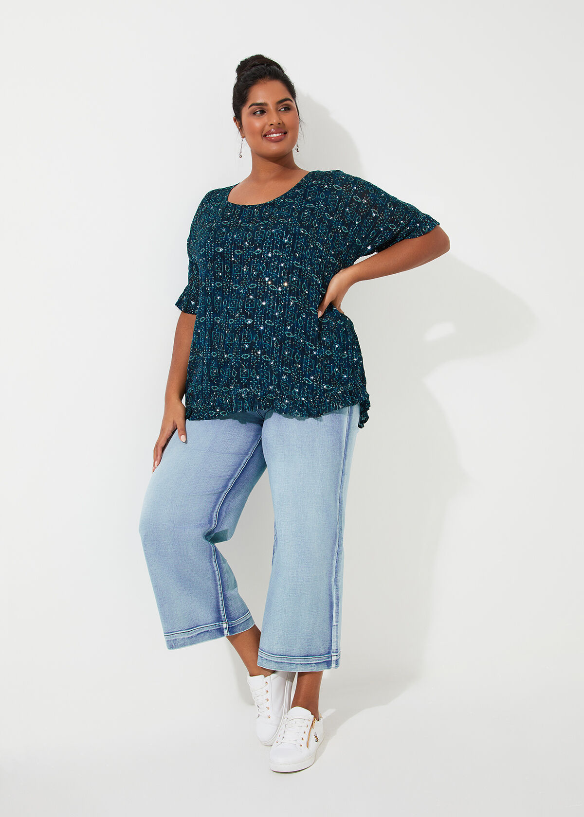 lane bryant sequin top