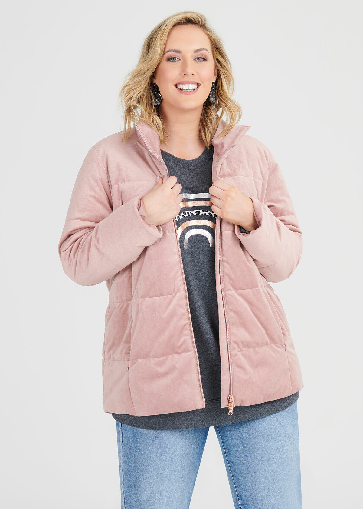 velvet bubble jacket