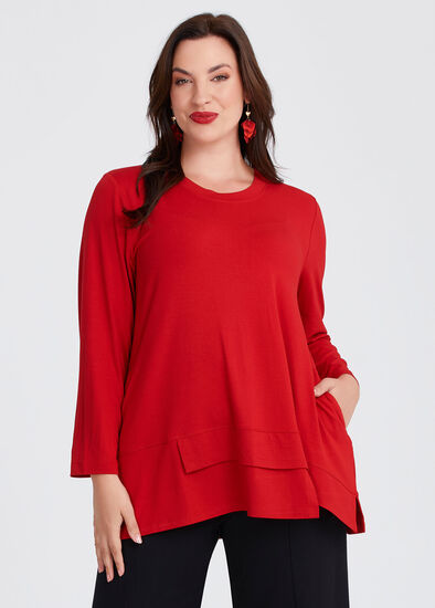 Plus Size Wiseguy Natural Angle Top