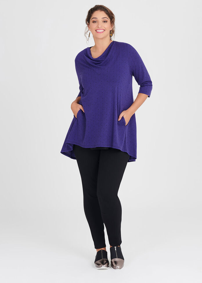 Fresh Wave Jacquard Top, , hi-res