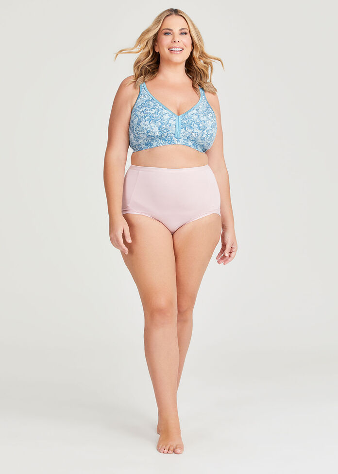 Wirefree Cotton Soft Cup Bra, , hi-res