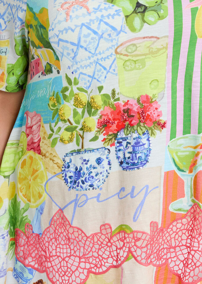 Spicy Cotton Modal Slub Top, , hi-res