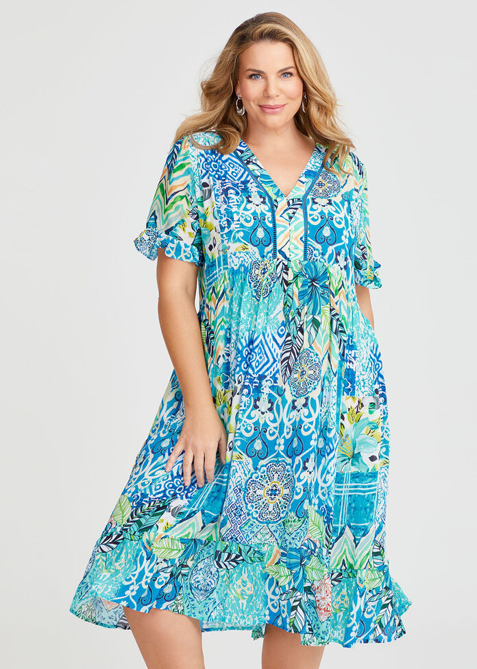 Elaine Getaway Floaty Dress, , hi-res