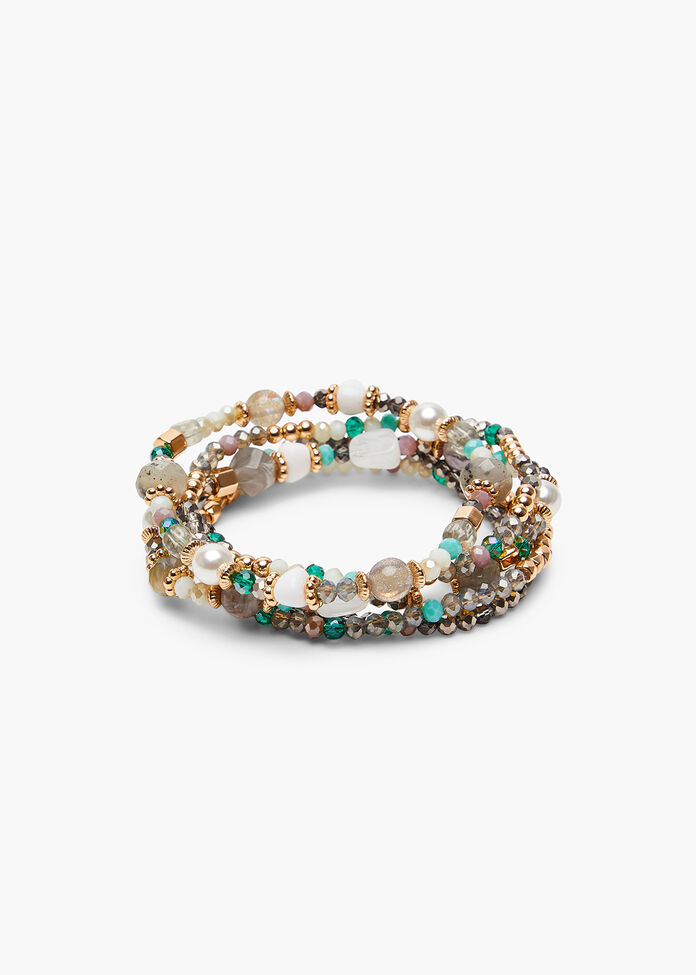 Beaded Bracelet Set, , hi-res