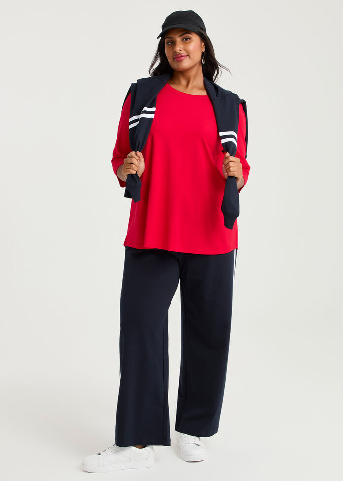 Good Earth Australian Cotton 3/4 T-Shirt, , hi-res