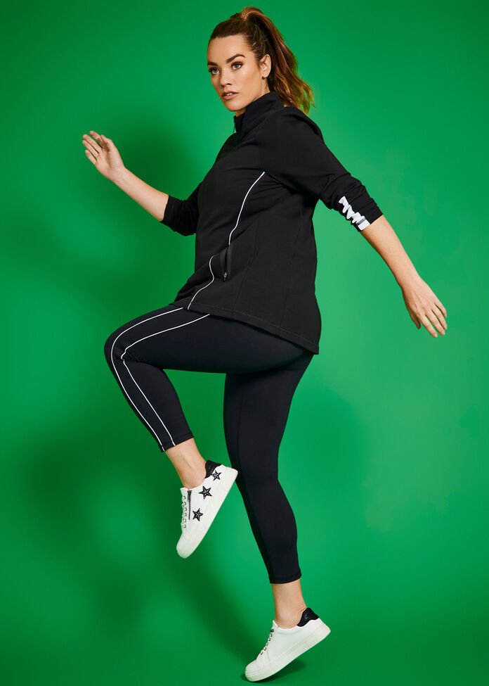Active Piping Detail Jacket, , hi-res