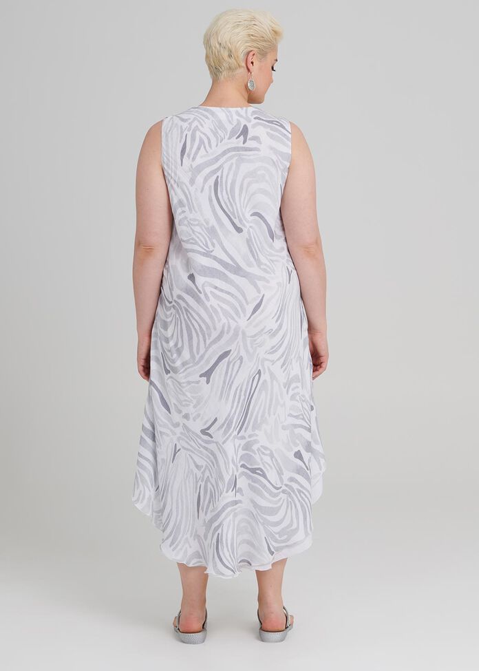 Soft Zebra Dress, , hi-res