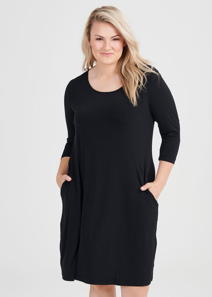Shop Luna Ultimate 3/4 Sleeve Dress | Sizes 12-24 | Taking Shape UK