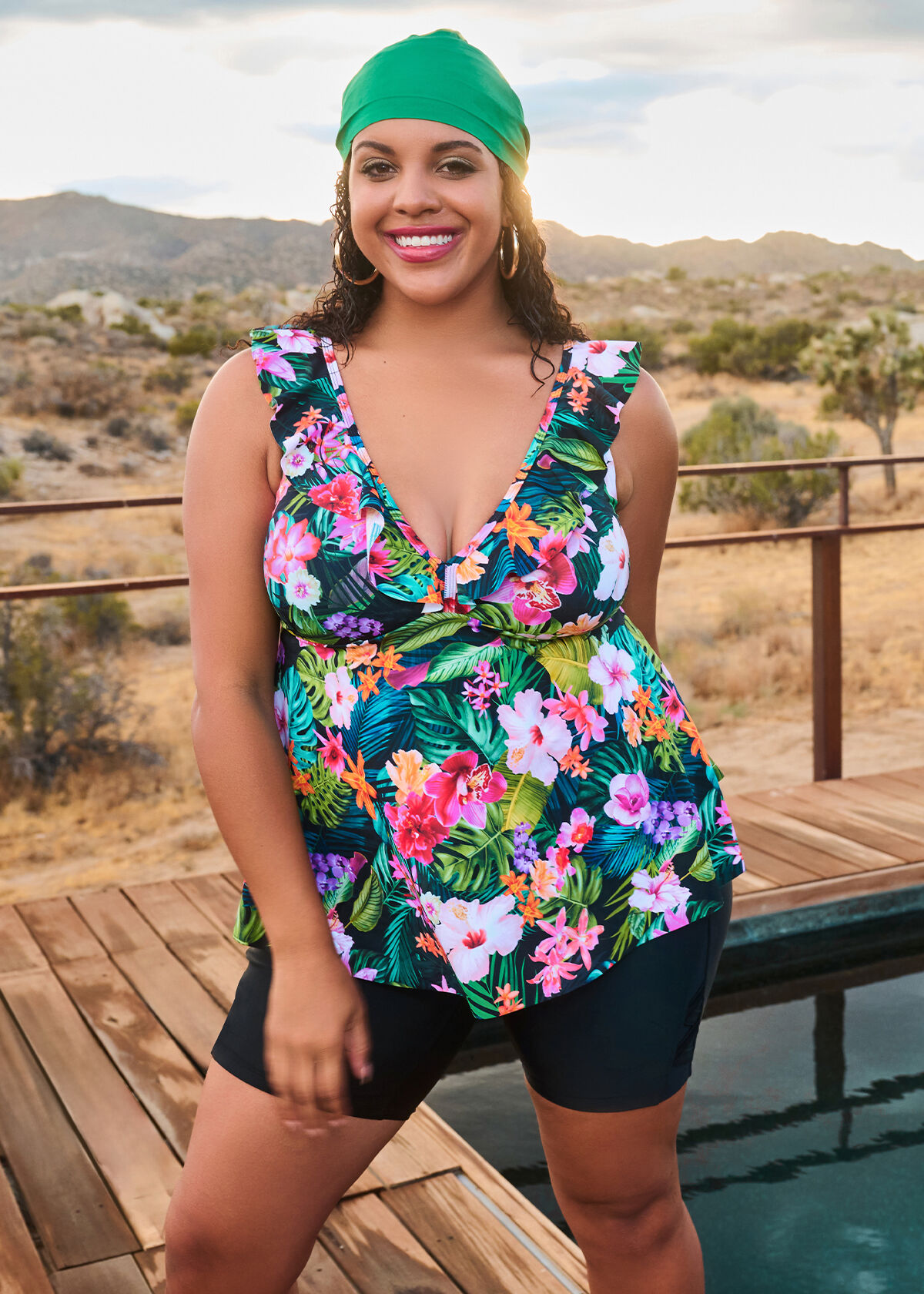 Plus size mesh swim shorts shop
