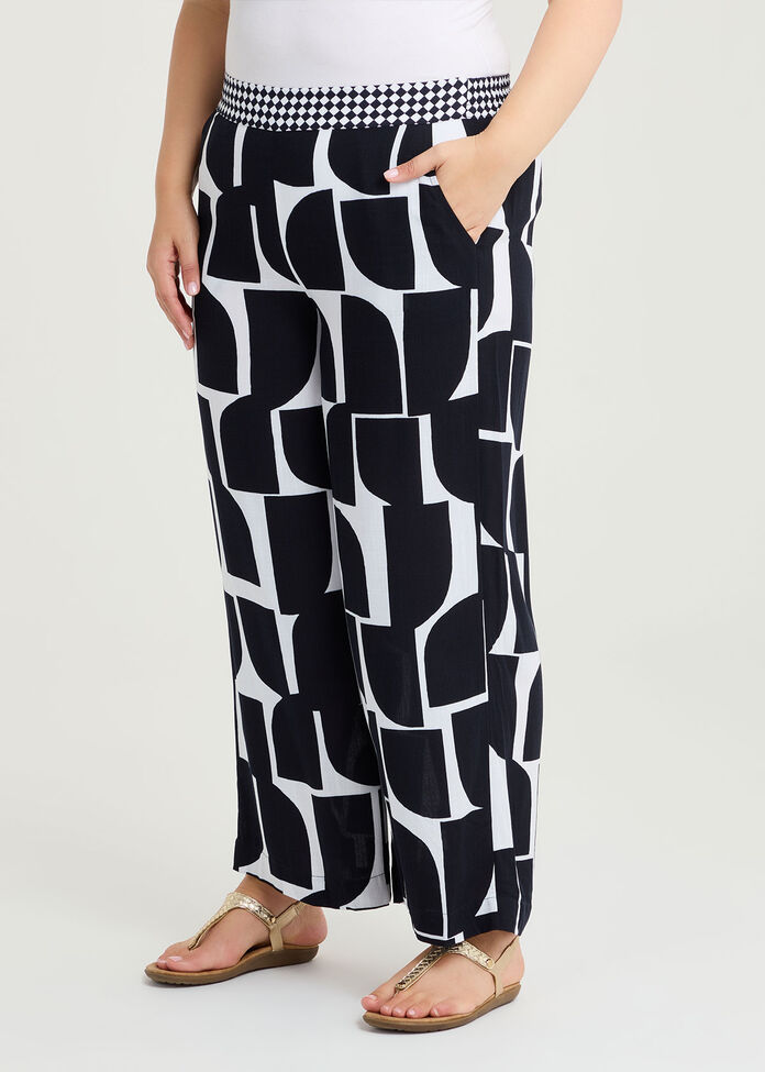 Natural Monochrome Wide Leg Pant, , hi-res