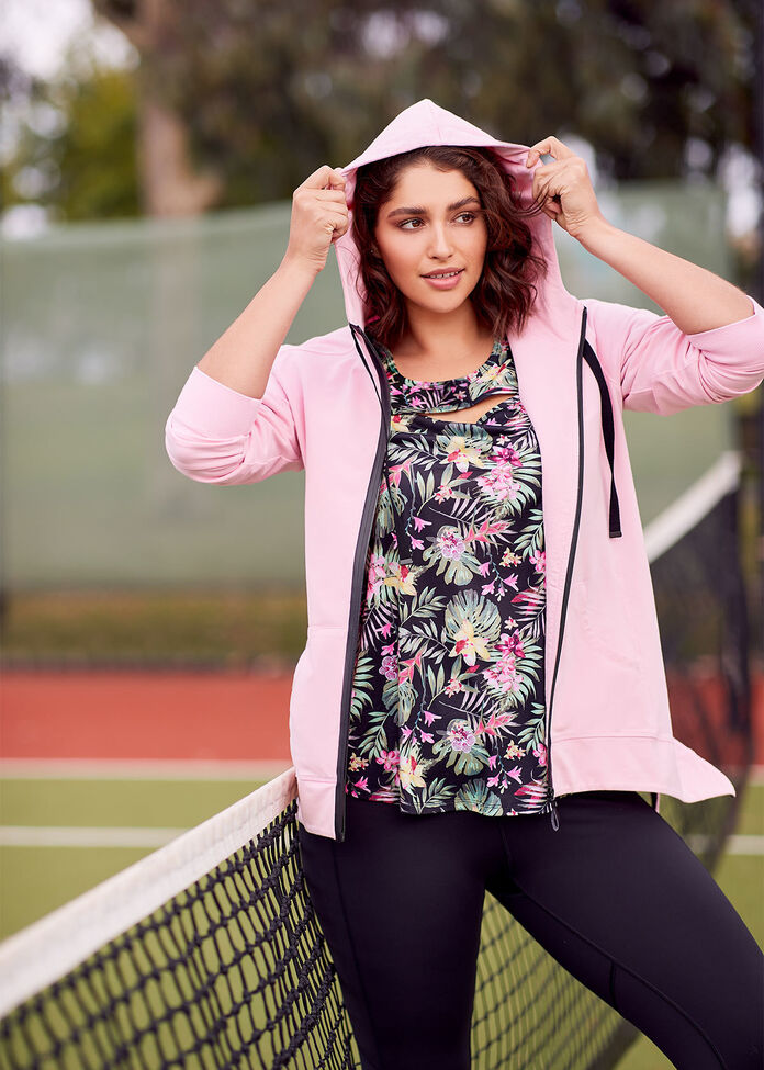Organiic Active Hooded Jacket, , hi-res