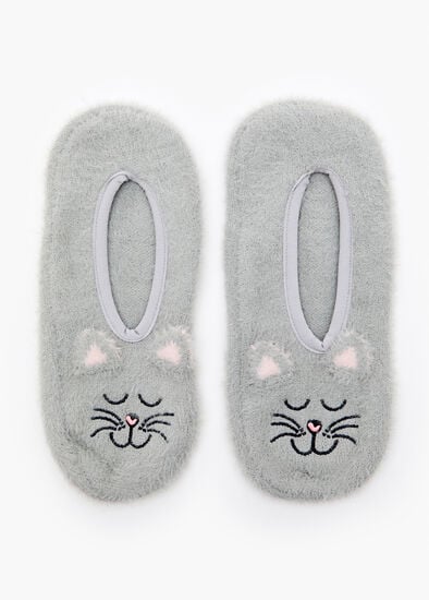 Fluffy Cat Slipper Socks