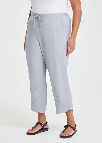 Plus Size Soft Drape Taper Leg Pant