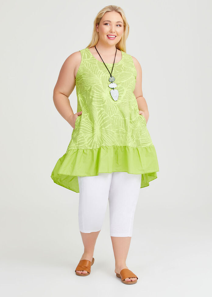 Natural Malta Tier Tunic, , hi-res