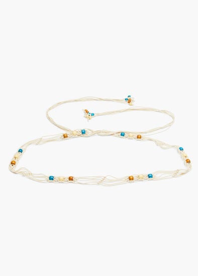 Beaded Rope Belt