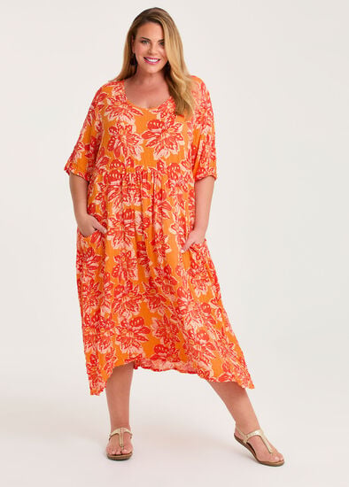 Plus Size Kiara Patch Pocket Dress