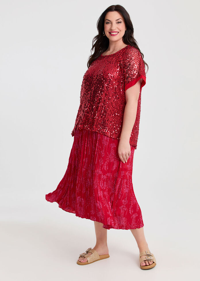 Sienna Pleat Dress, , hi-res