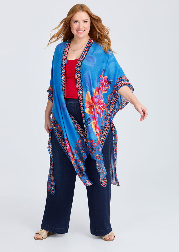 Statement Flower Cape, , hi-res