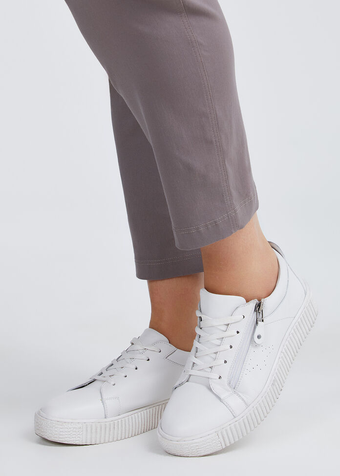 Leather Zip Sneaker, , hi-res